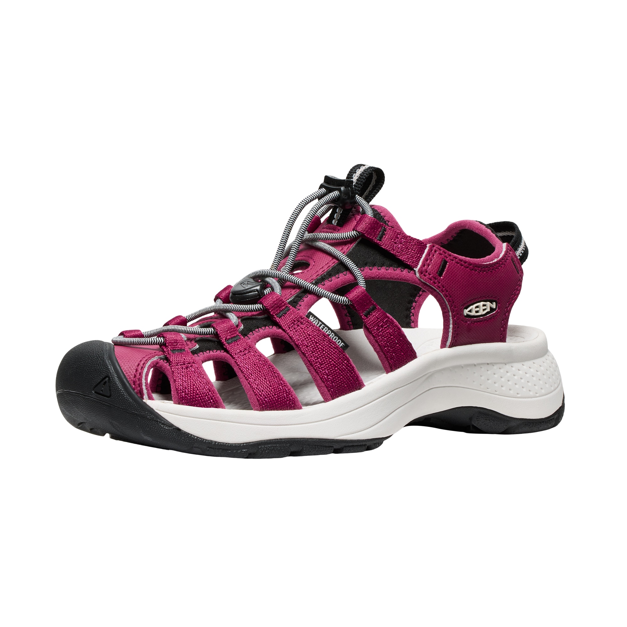 Sandálias de Montanha Astoria West Sandal Keen Branco / Prata / Rosa-3