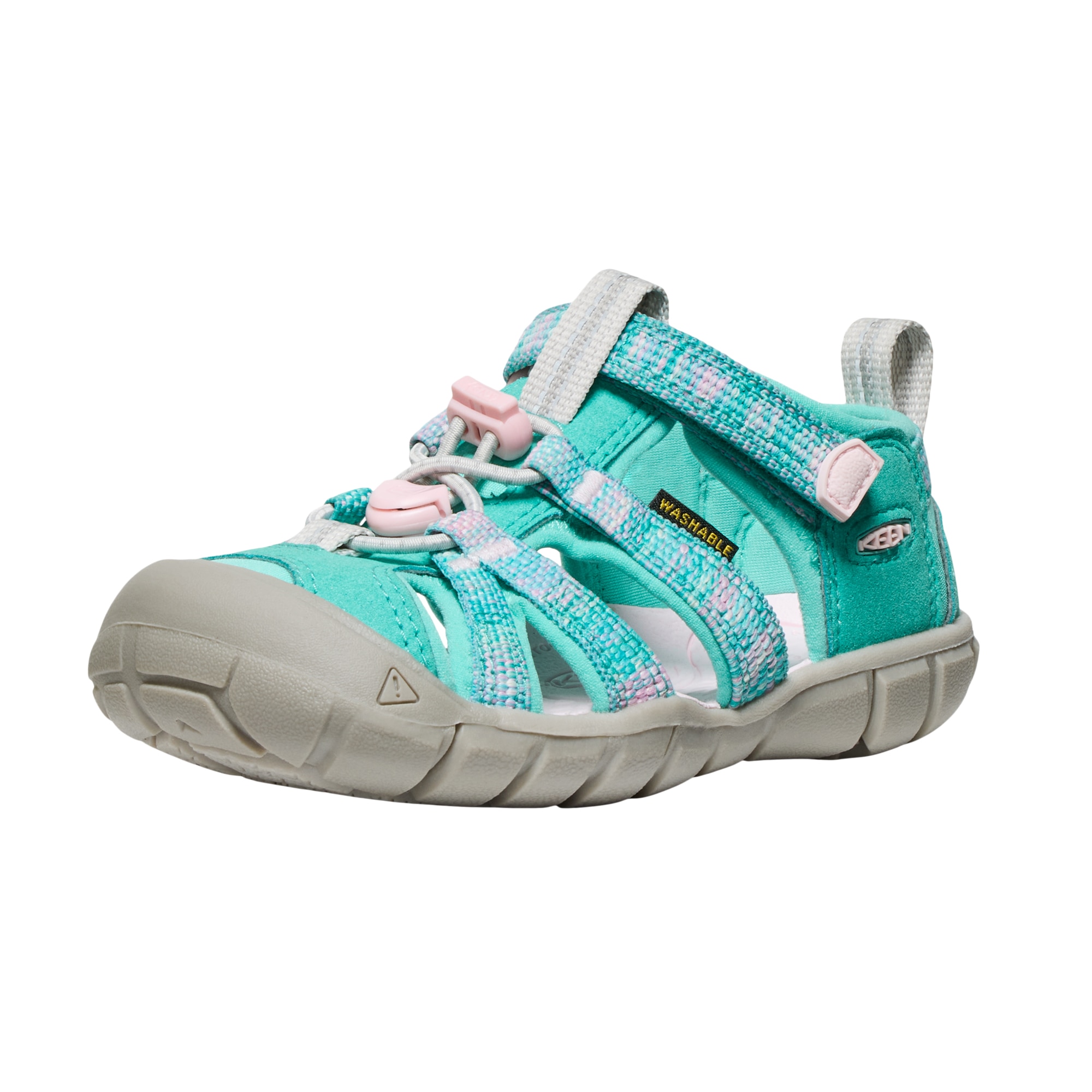 Sandálias de Montanha Infantil Seacamp Ii Cnx Keen Azul-turquesa-3