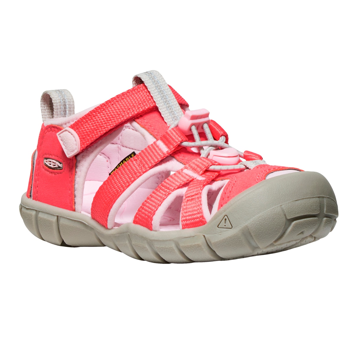 Sandálias de Montanha Infantil Seacamp Ii Cnx Keen Rosa-pastel-2