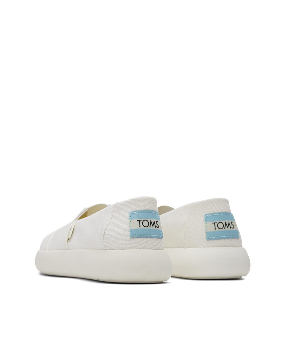 Sapatilhas com Plataforma Mallow de Lona Branco-3