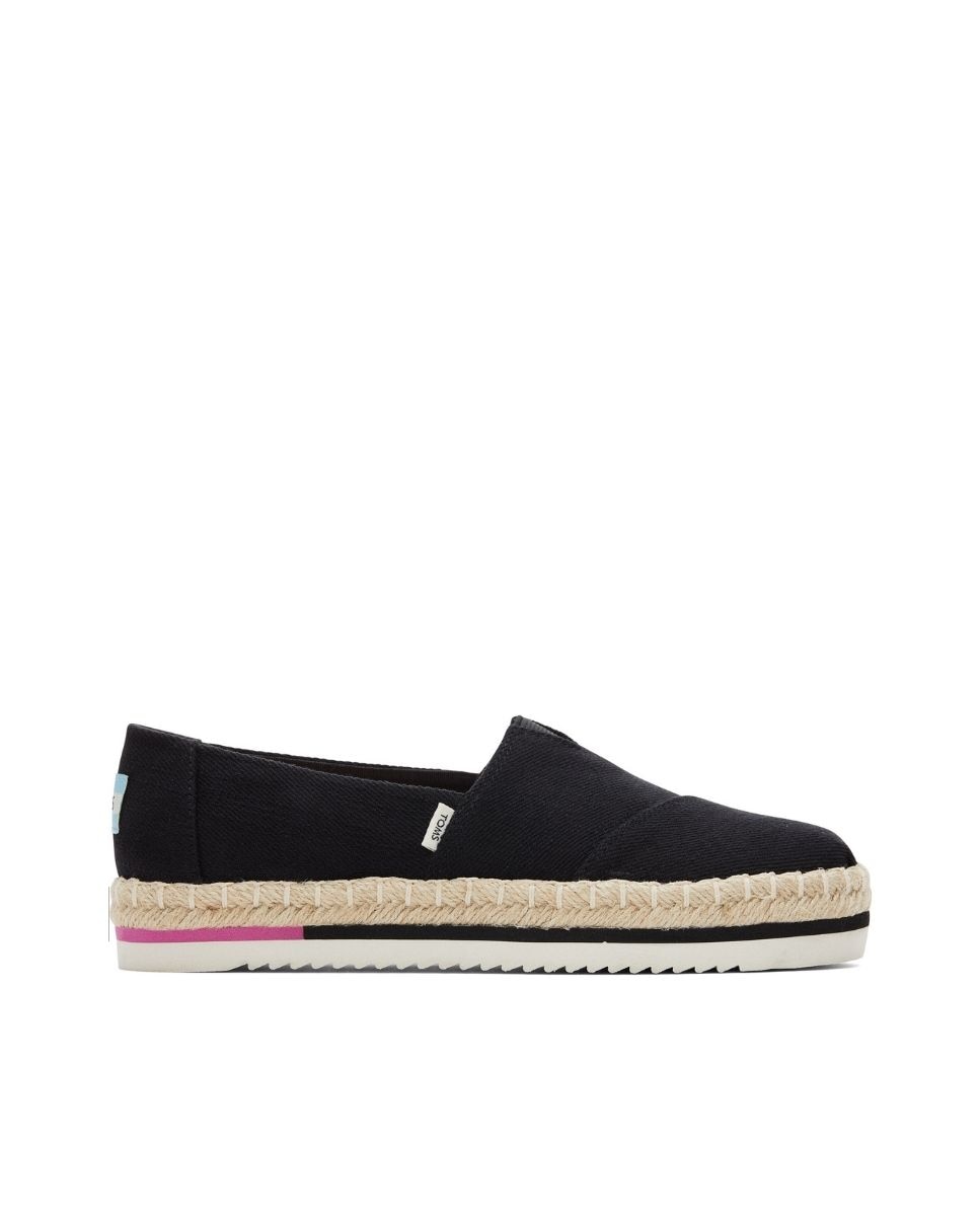 Imagem 0 de Alpercatas com Plataforma Rope Toms em Lona
