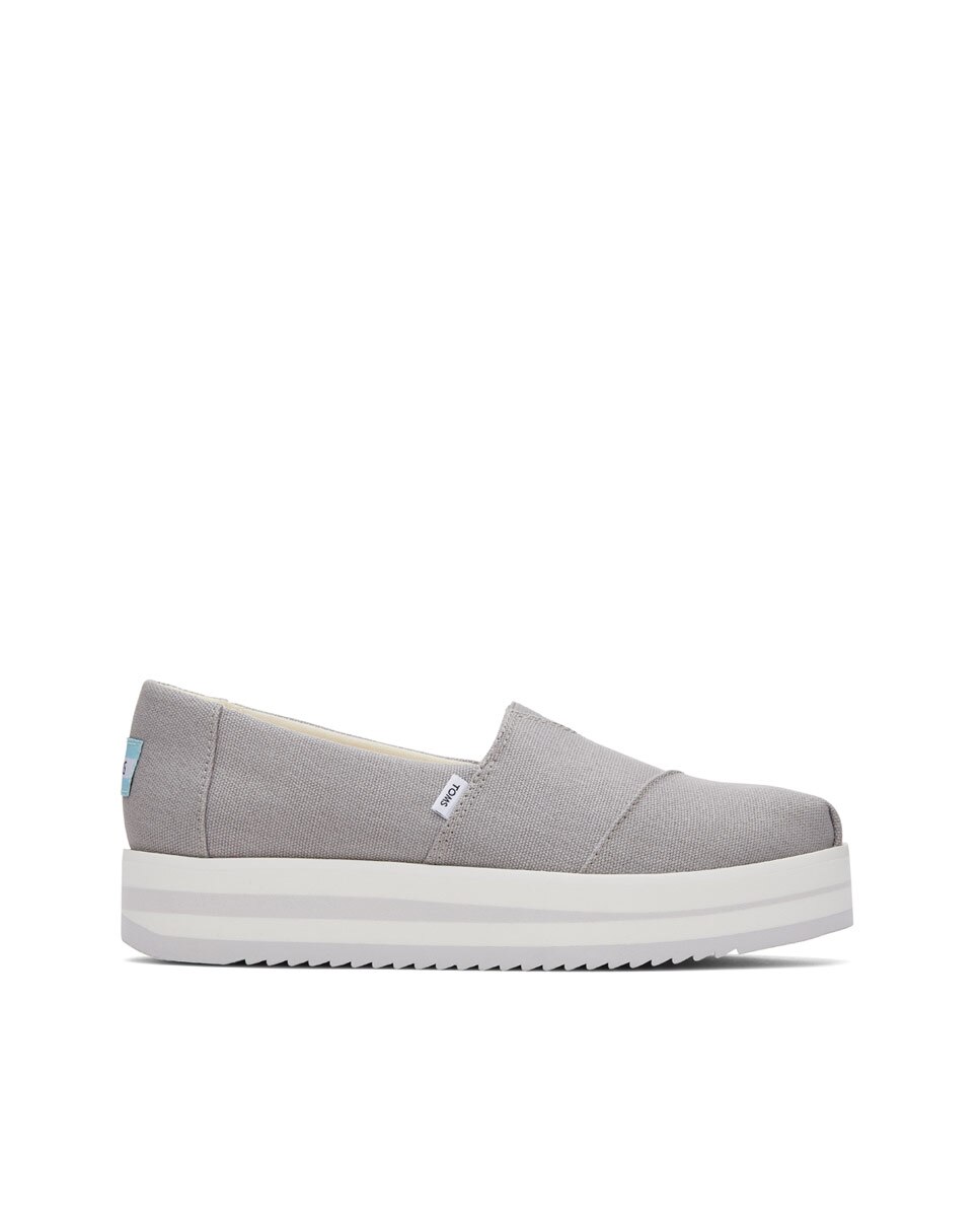 Alpercatas Alp Midform de Lona Cinzento-1