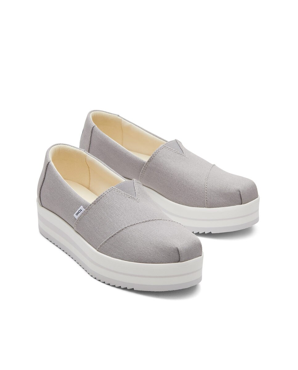 Alpercatas Alp Midform de Lona Cinzento-2