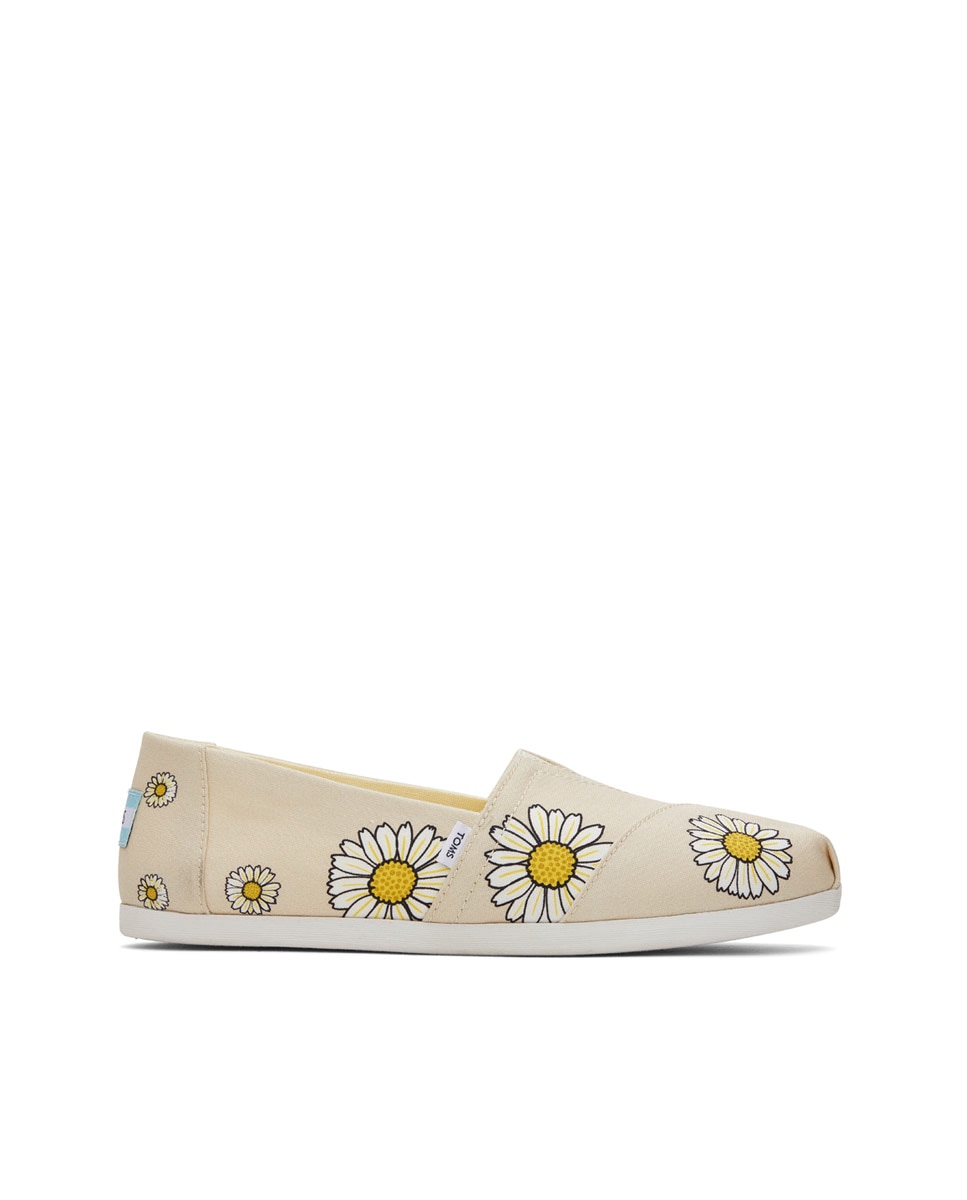 Imagem 0 de Alpercatas Rasas Toms de Lona com Estampado Floral