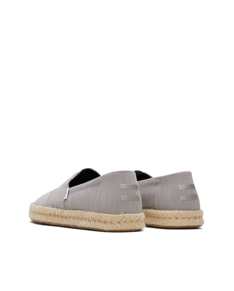 Alpercatas Robe 2 Toms em Lona Cinzento-3
