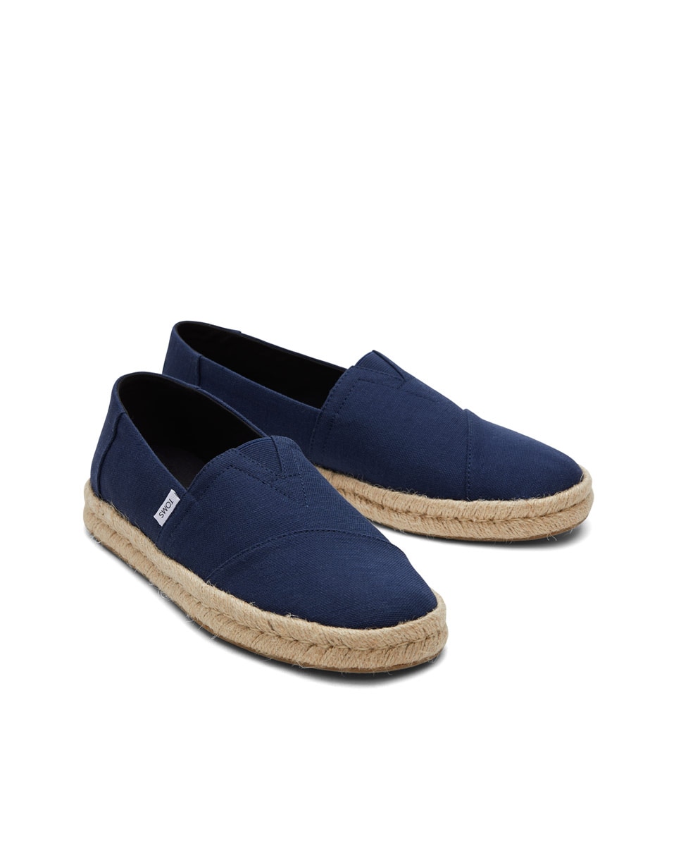 Alpercatas Robe 2 Toms em Lona Azul-marinho-2
