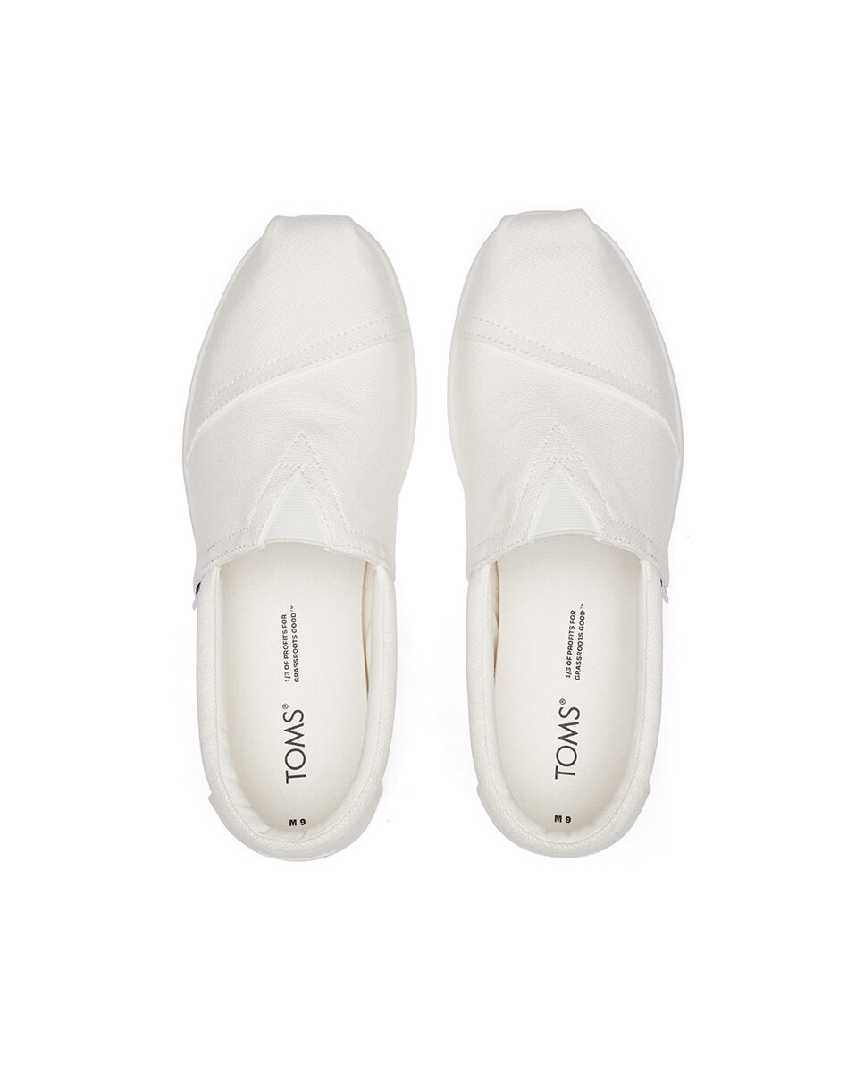 Alpercatas Alp Forward Toms em Lona Branco-3