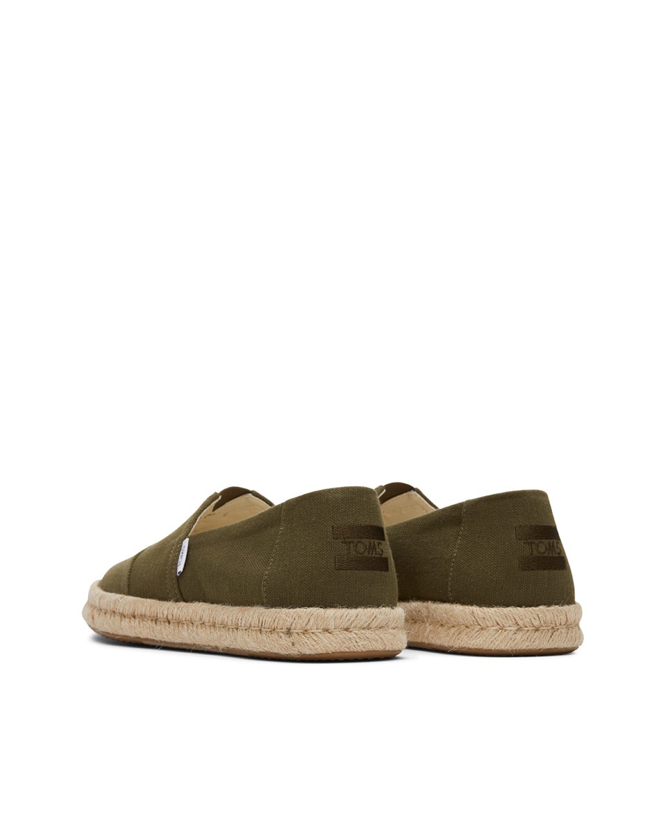 Alpercatas Robe 2 Toms em Lona Verde-3