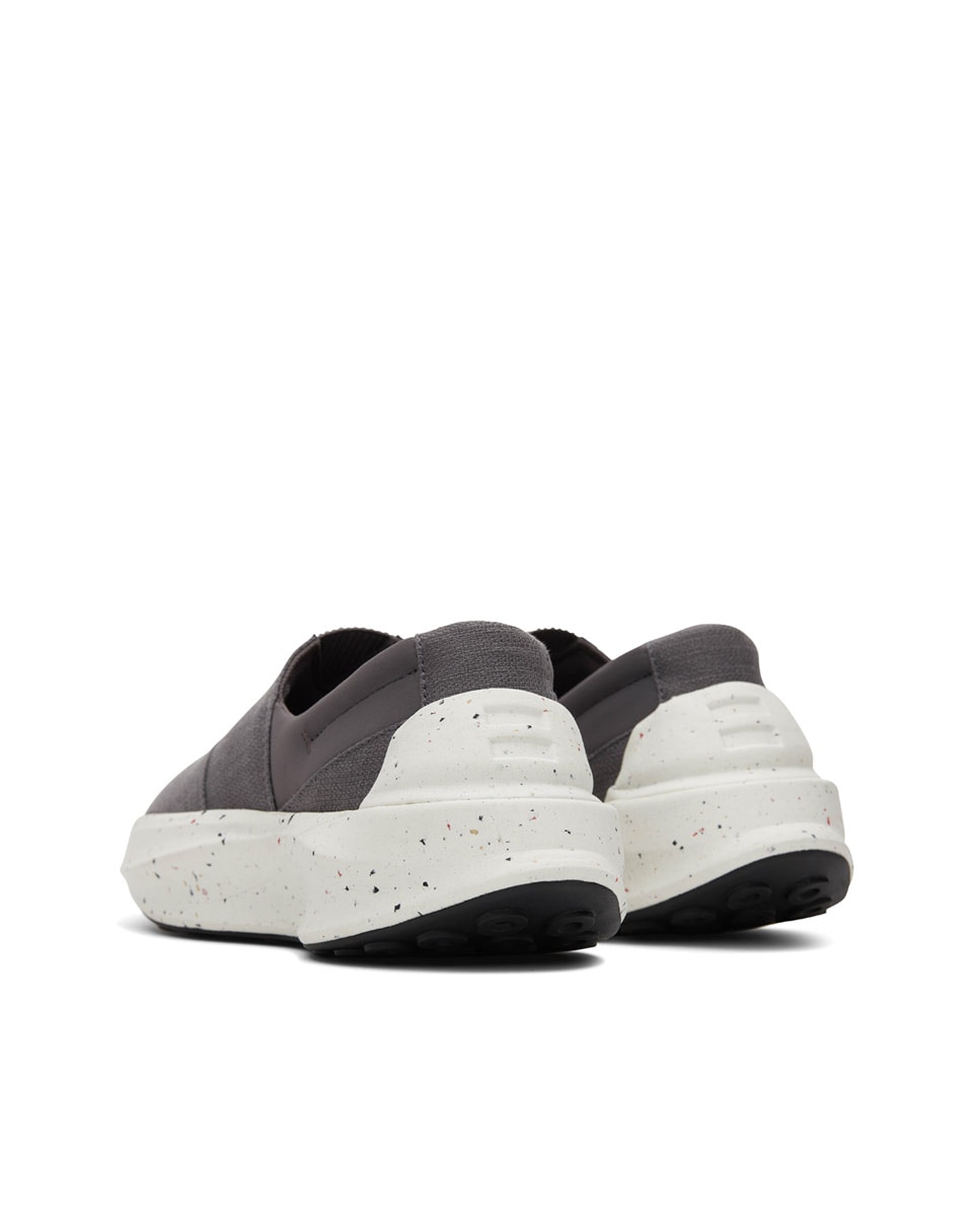 Alpercatas Rasas Gamma Toms em Lona Cinzento-3