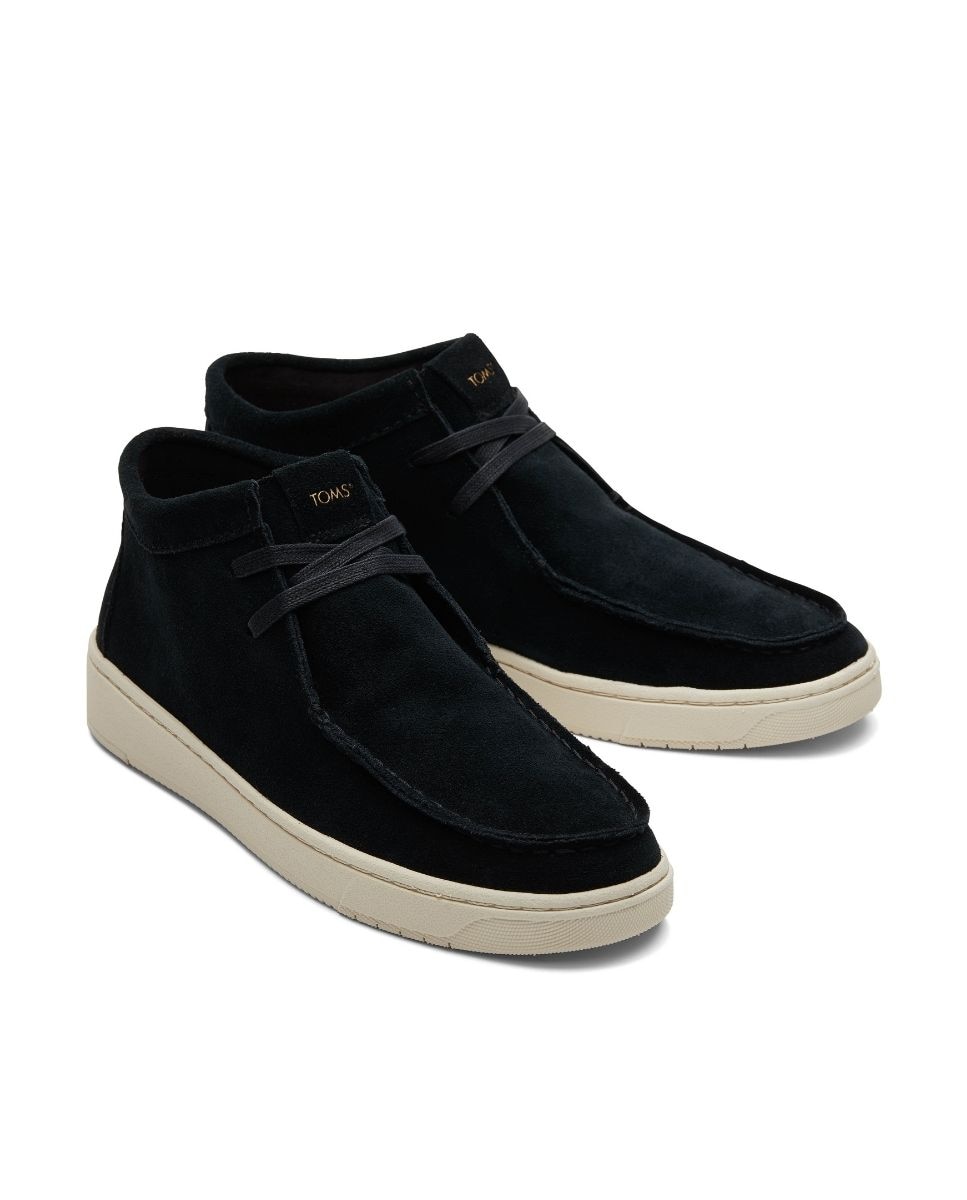 Botas Trvl Lite Moc Chukka em Camurça Preto-2