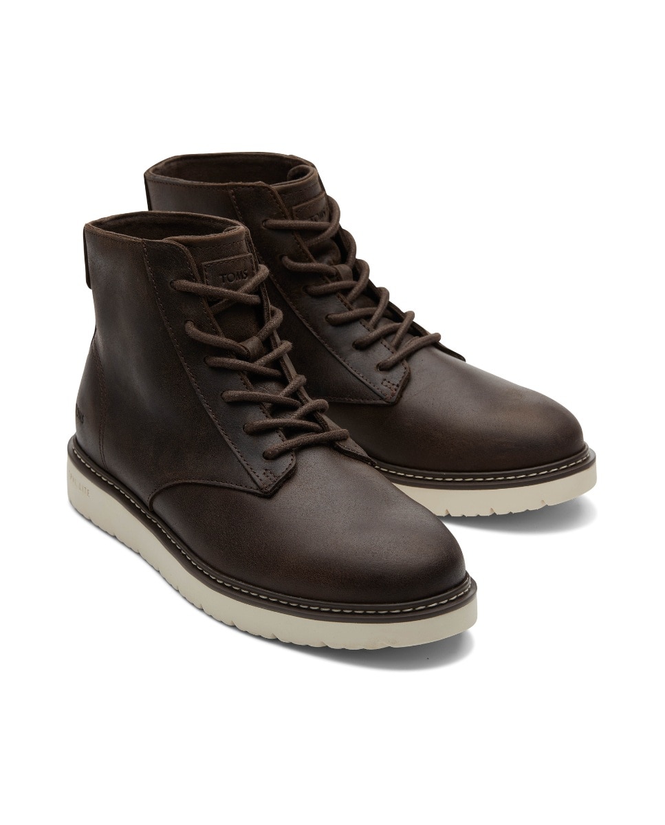 Botas Navi Trvl Lite Ranger Toms em Pele Castanho-2