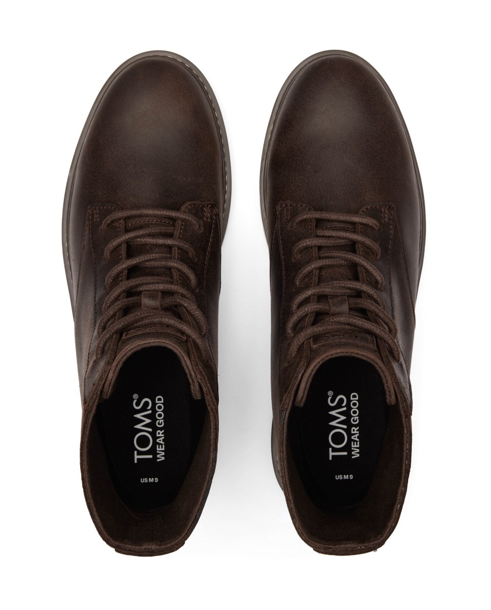 Botas Navi Trvl Lite Ranger Toms em Pele Castanho-3