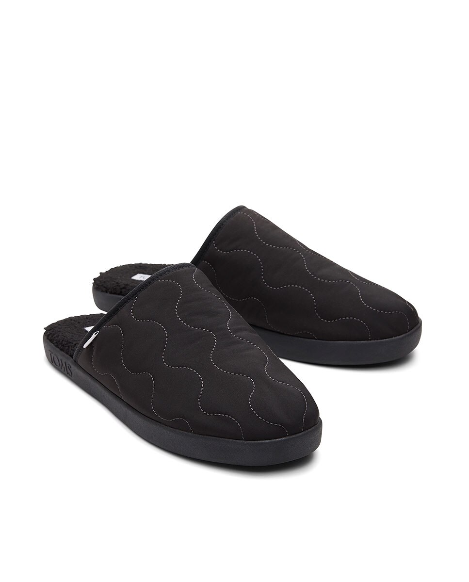 Pantufas Harbor em Preto Preto-2