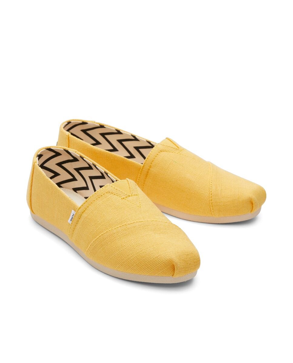 Alpercatas Clássicas em Lona Amarelo-2