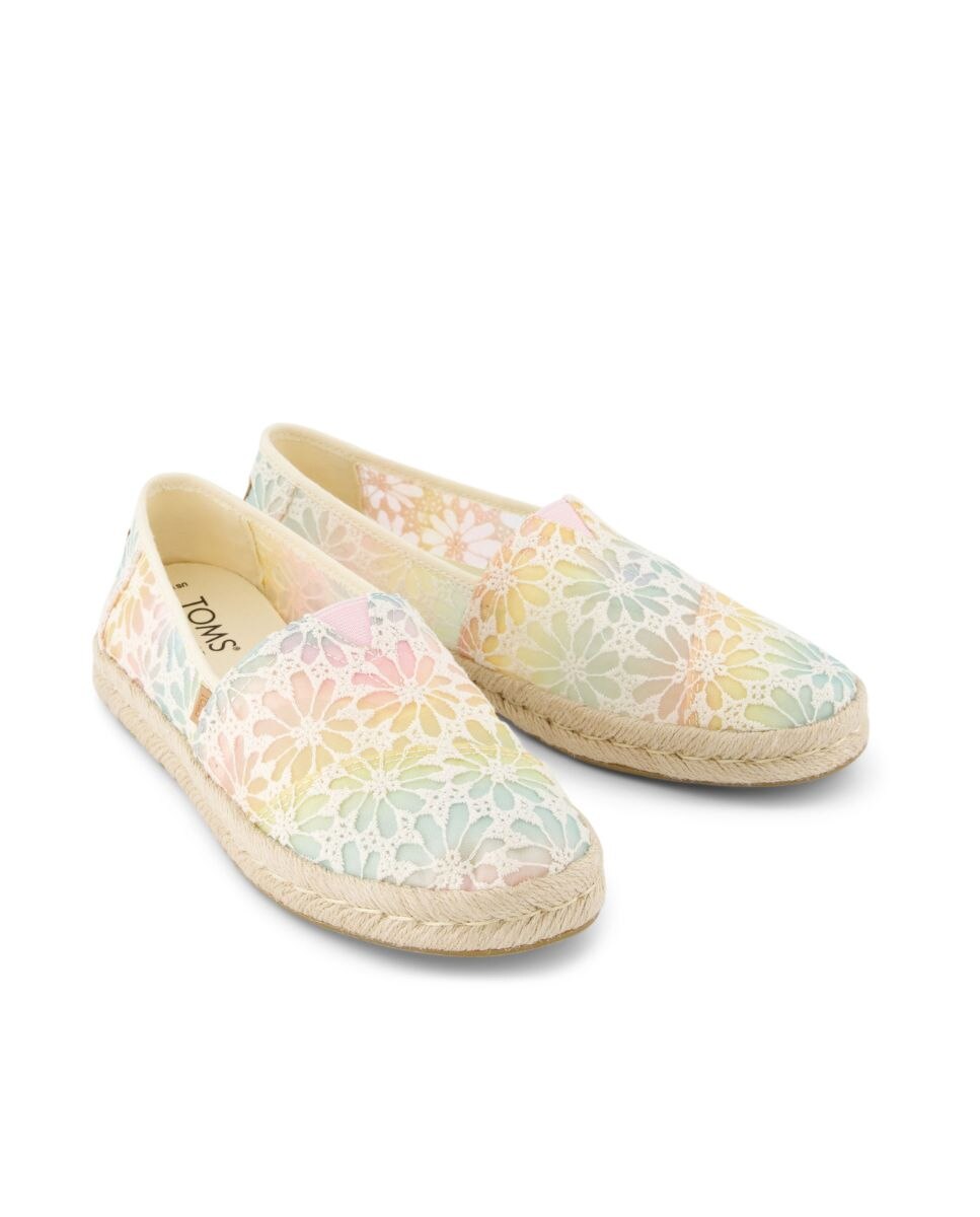 Alpercatas Rasas Rope 2 em Renda Multicolor Multicolor-2