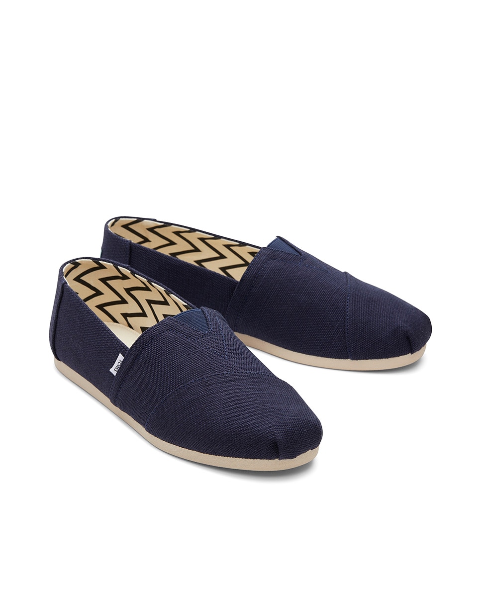 Alpercatas Classic Toms em Lona Azul-marinho-2