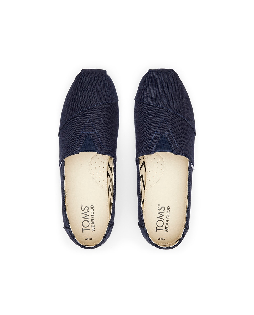 Alpercatas Classic Toms em Lona Azul-marinho-3
