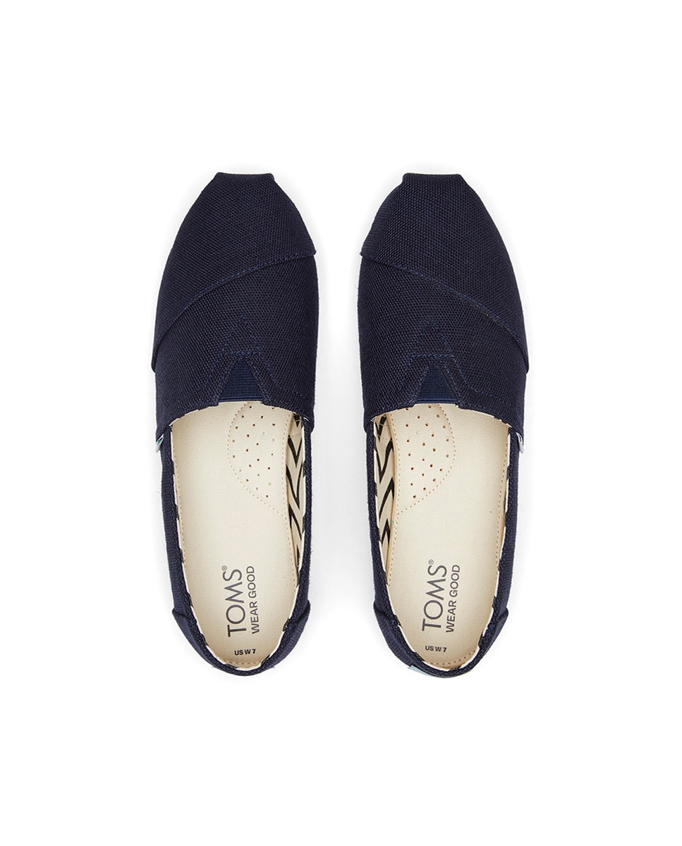 Alpercatas Classic Toms em Lona Azul-3