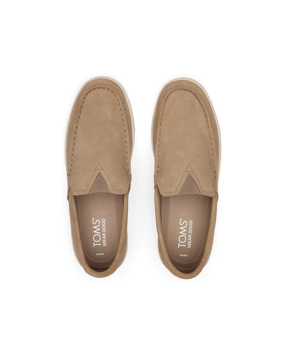 Mocassins Dress Casual Trvl Lite Loafer Toms em Camurça em Castanho Castanho-3