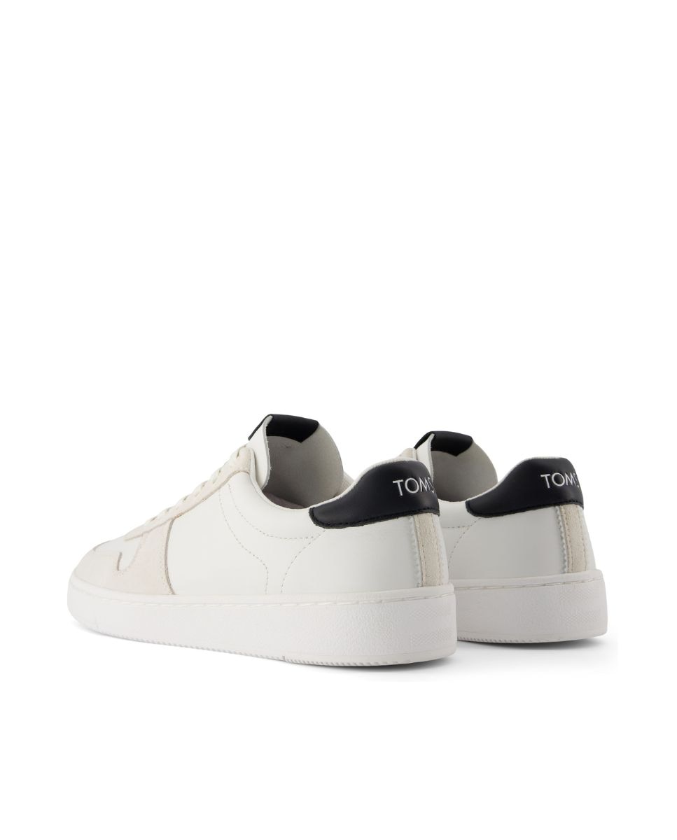 Sapatilhas Trvl Lite Court Toms em Pele Branco-3