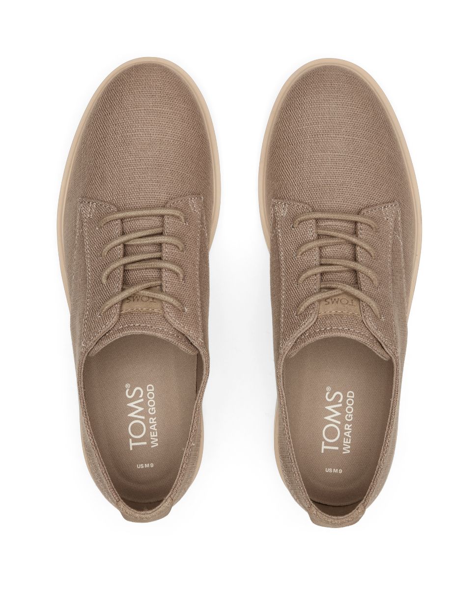 Bluchers Navi Trvl Lite Oxford em Lona em Castanho Castanho-3