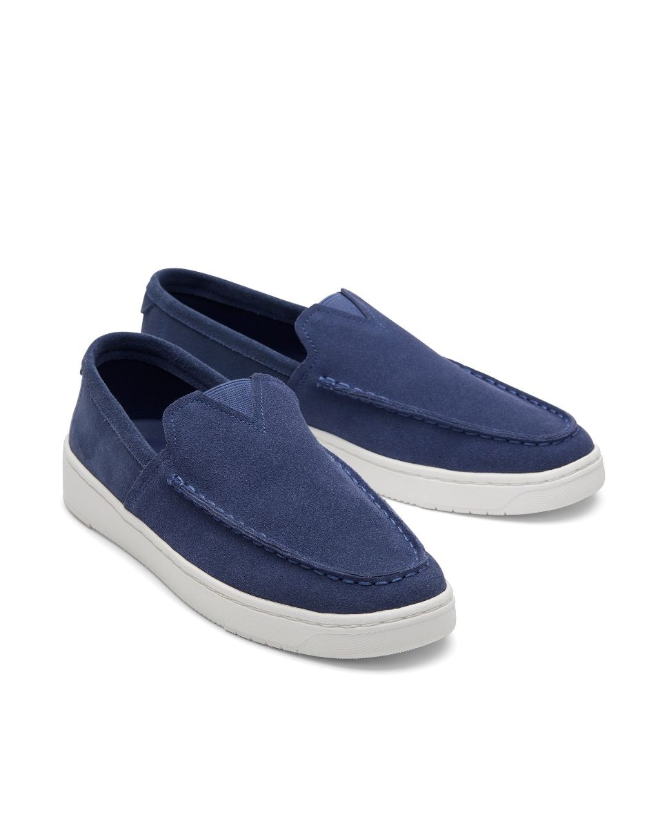Alpercatas Trvl Lite Toms em Camurça em Marinho Azul-marinho-2