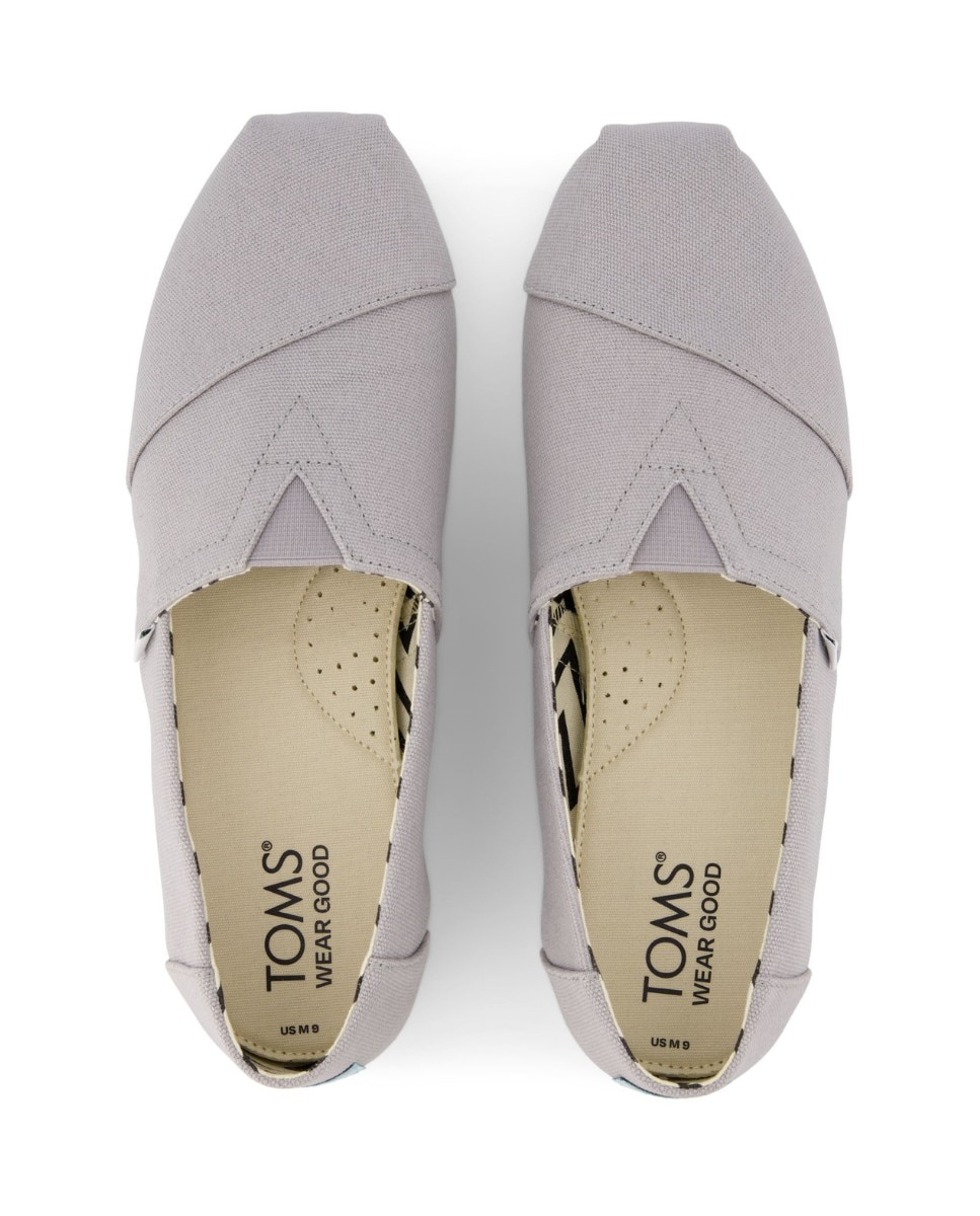 Alpercatas Classic de Lona Cinzento-claro-3
