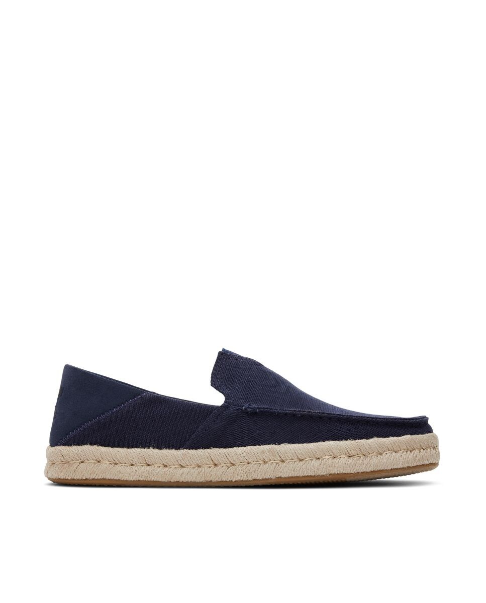 Mocassins Alonso Loafer de Têxtil Azul-marinho-1