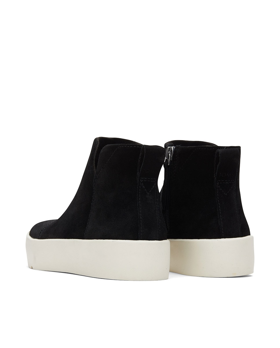 Botins de Pelo Verona Toms em Camurça Preto-3