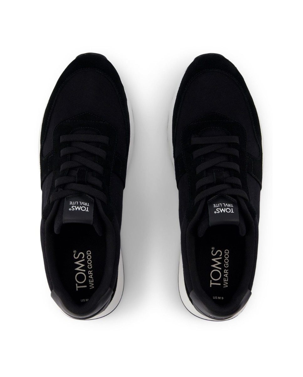 Sapatilhas Trvl Lite Retro Toms em Camurça e Lona Preto-3