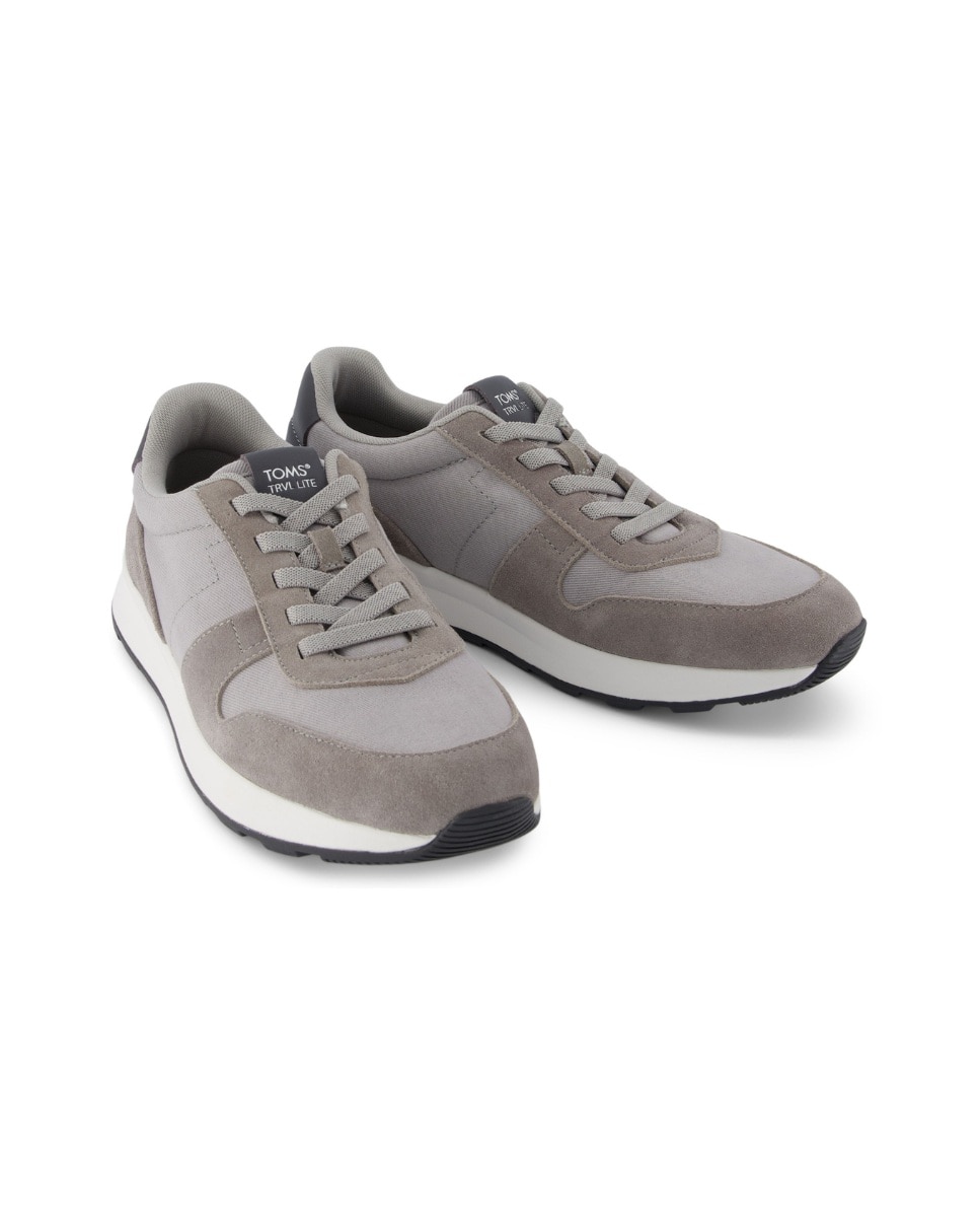Sapatilhas Trvl Lite Retro Toms em Camurça e Lona Cinzento-2