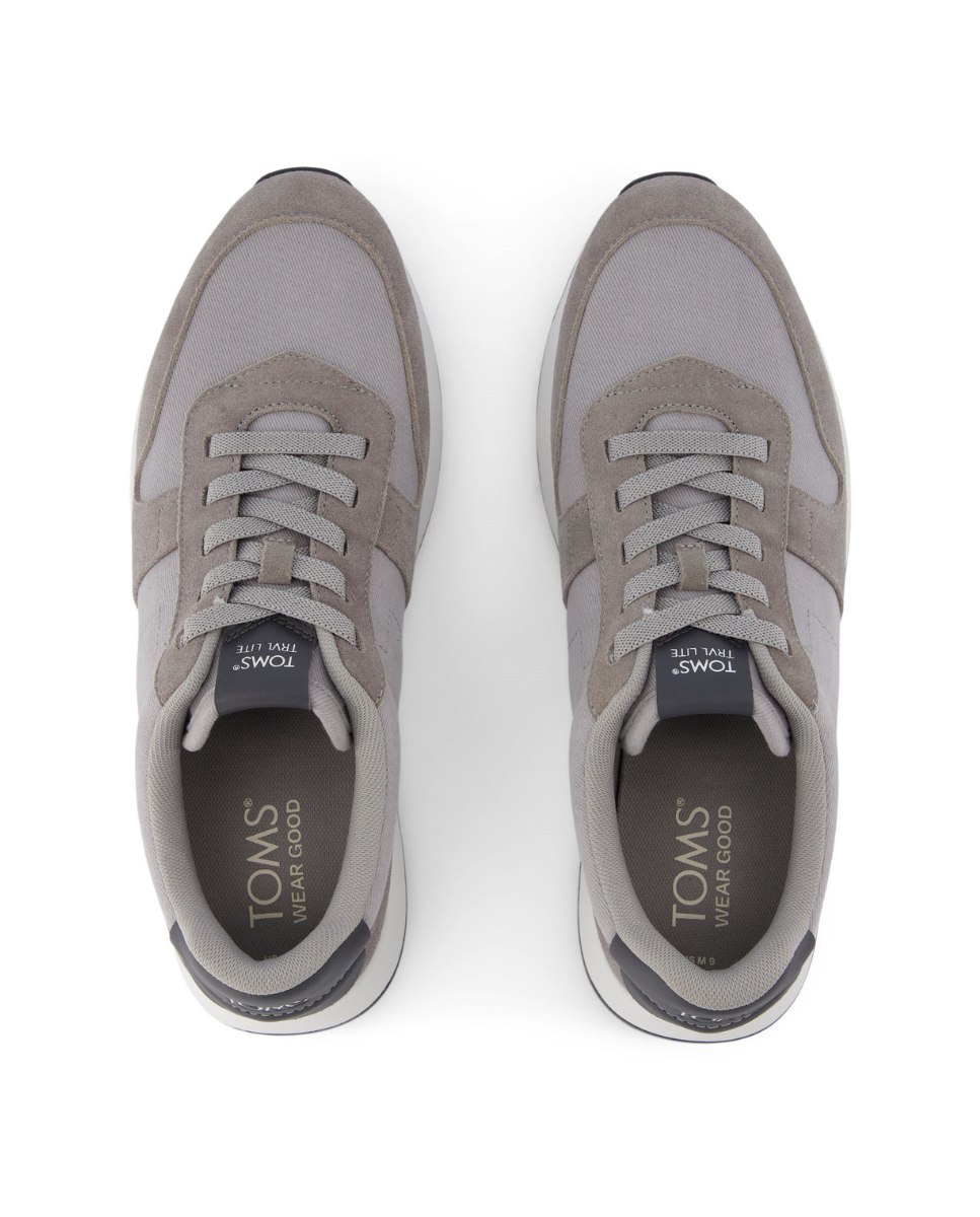 Sapatilhas Trvl Lite Retro Toms em Camurça e Lona Cinzento-3
