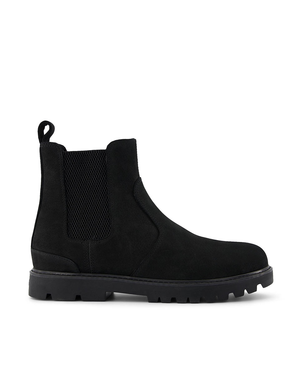 Botas Griffin Water Resistant em Camurça Preto-1