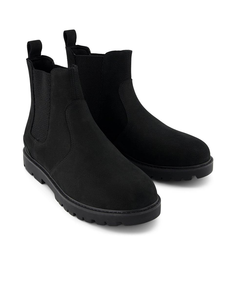 Botas Griffin Water Resistant em Camurça Preto-2