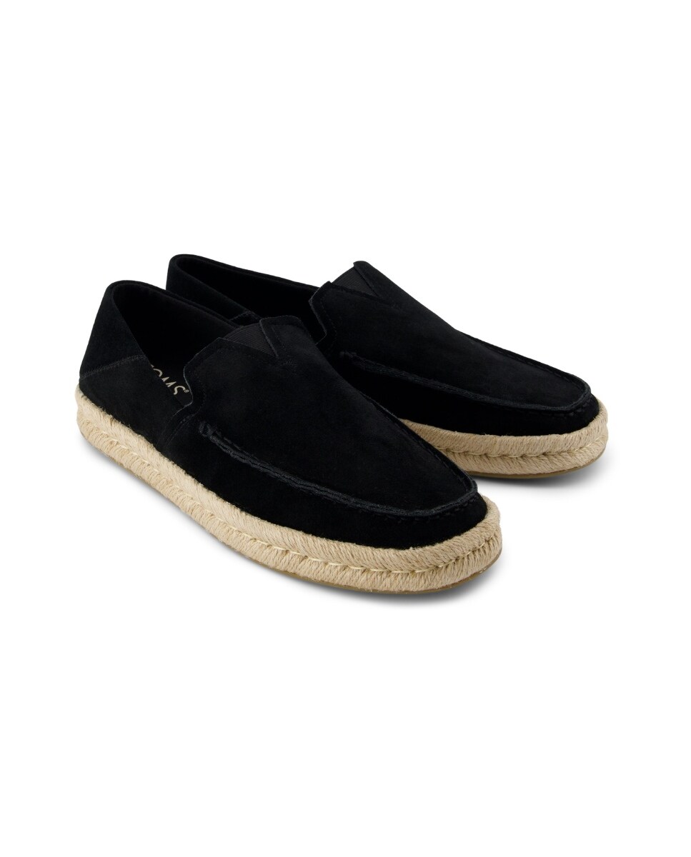 Alpercatas Loafer Rope em Preto Preto-2