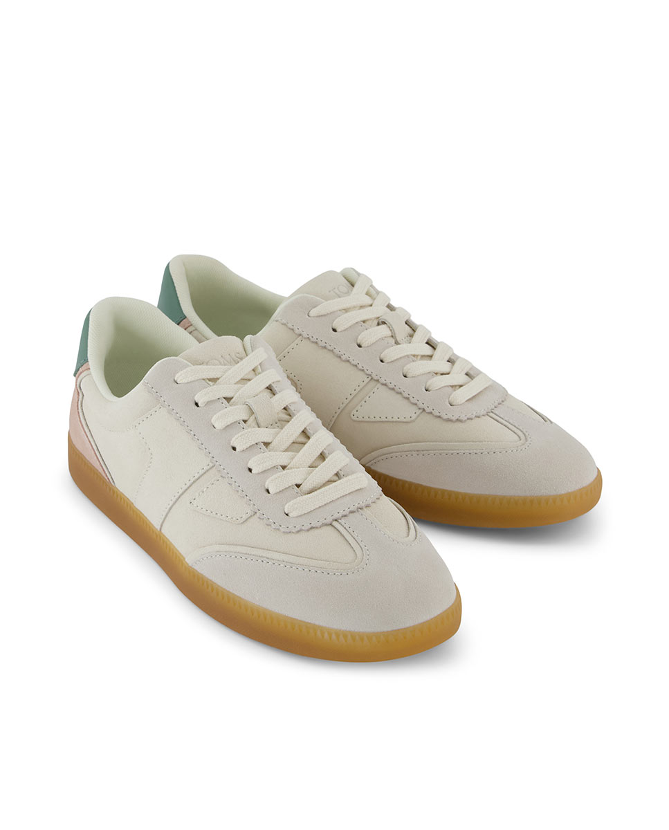 Sapatilhas Collins em Camurça Bege-2