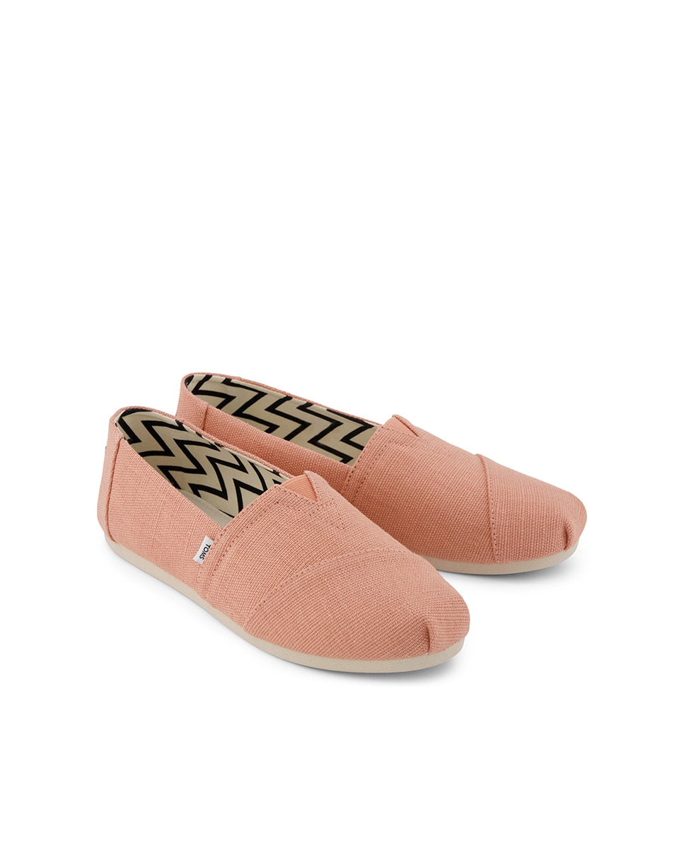 Alpercatas Rasas Classic Toms em Lona Laranja-2