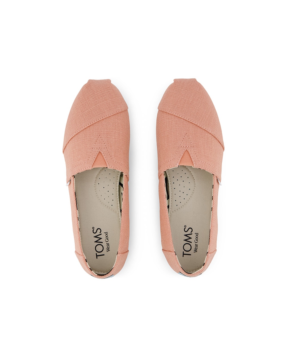 Alpercatas Rasas Classic Toms em Lona Laranja-3