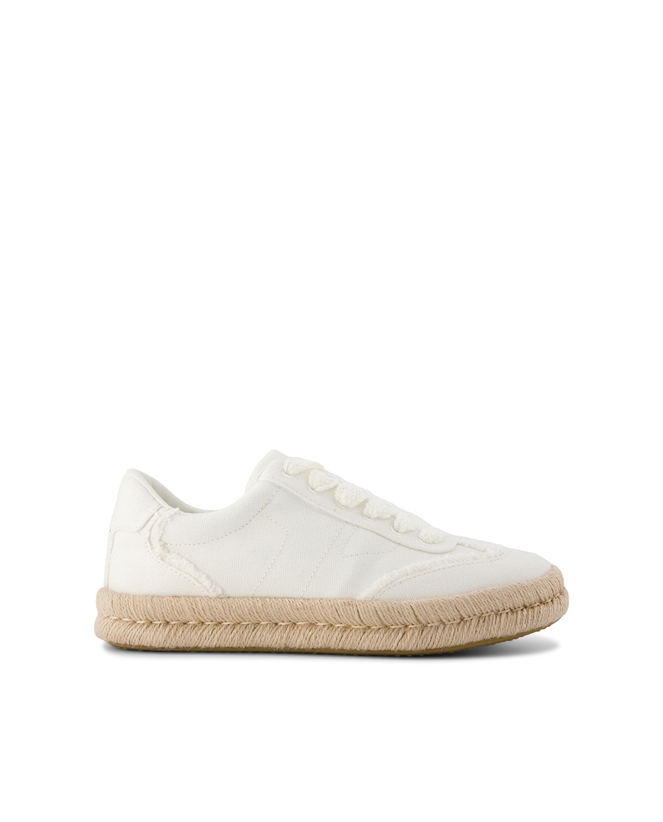 Sapatilhas Básicas Jesse Toms em Lona Branco-1