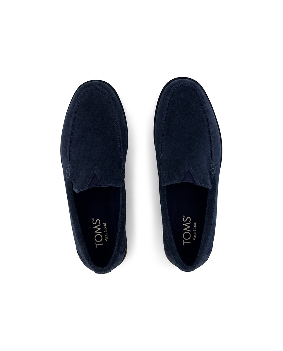 Mocassins Marcos Toms em Camurça Azul-marinho-3