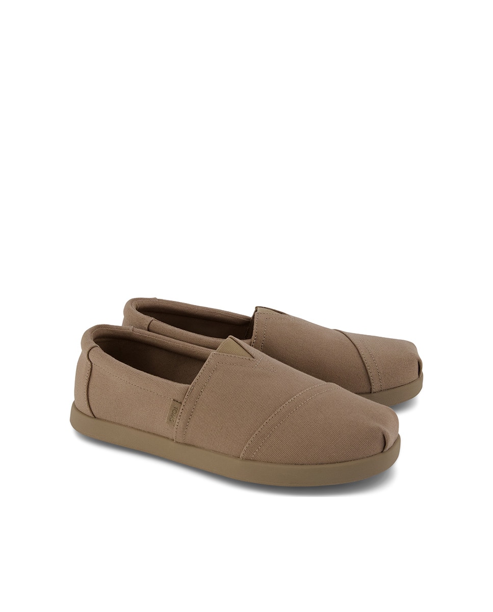 Alpercatas Alp Fwd Toms em Canvas em Castanho Castanho-2