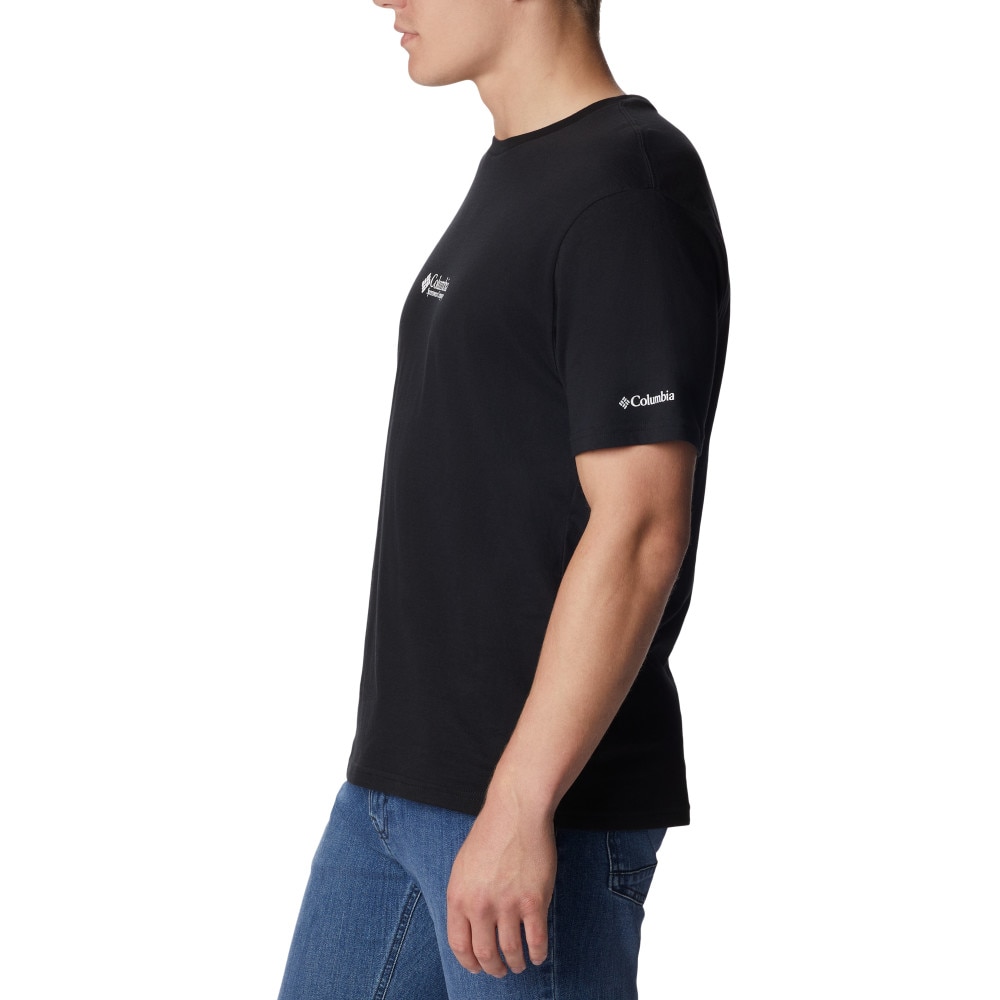 T-shirt CSC Basic Logo™ Shorts Sleeve Columbia Cinzento-claro-3