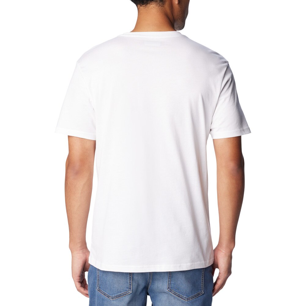 T-shirt Csc Basic Logo™ Columbia Branco-2