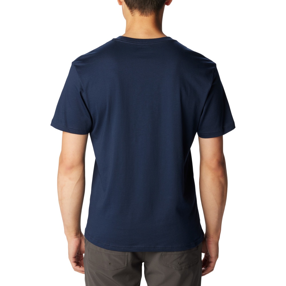 T-shirt CSC Basic Logo™ Shorts Sleeve Columbia Azul-escuro-2