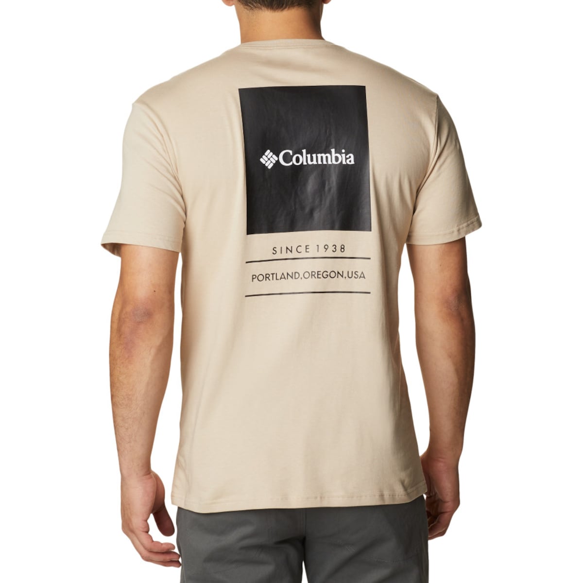 T-shirt de Manga Curta Barton Springs™ Columbia Bege-2