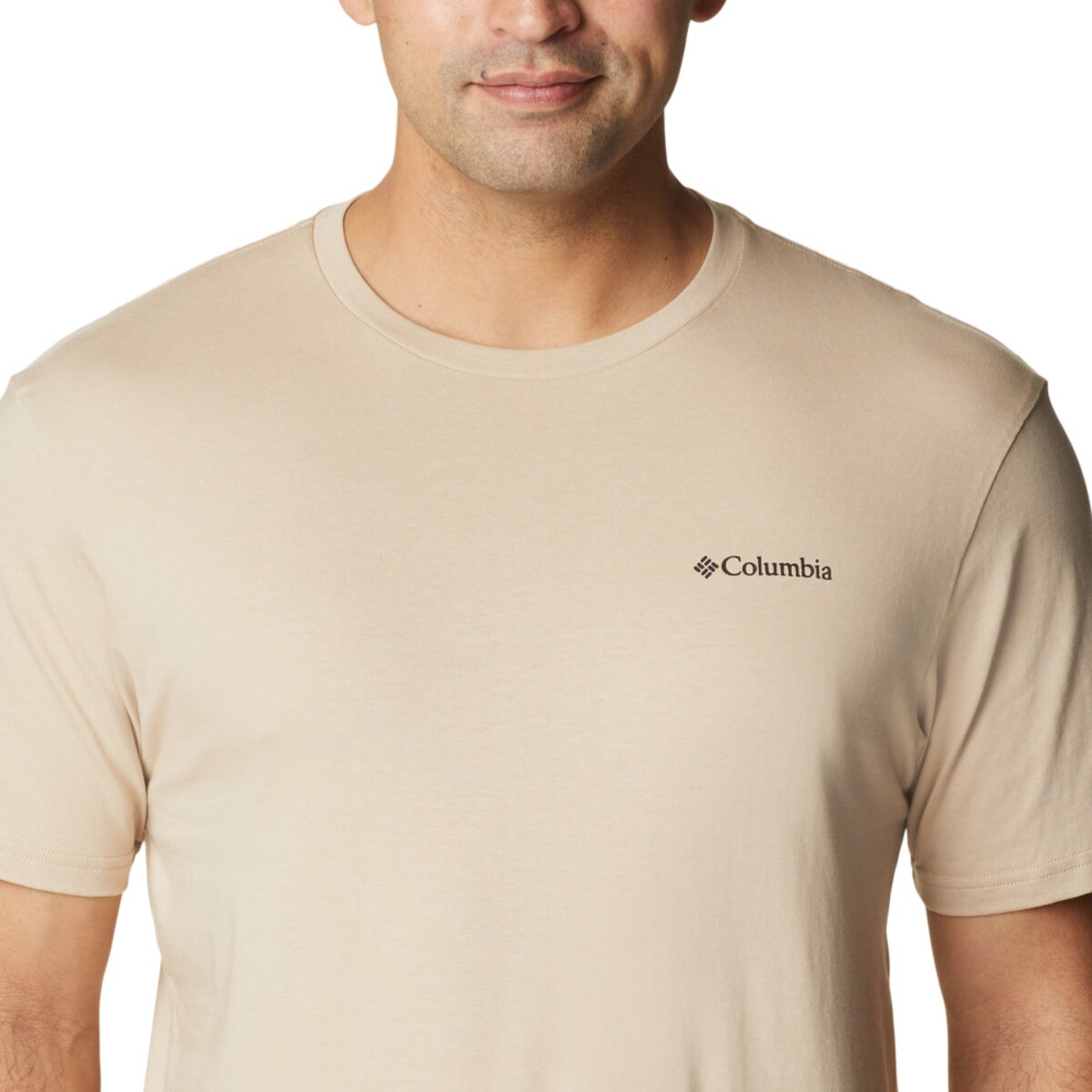 T-shirt de Manga Curta Barton Springs™ Columbia Bege-3