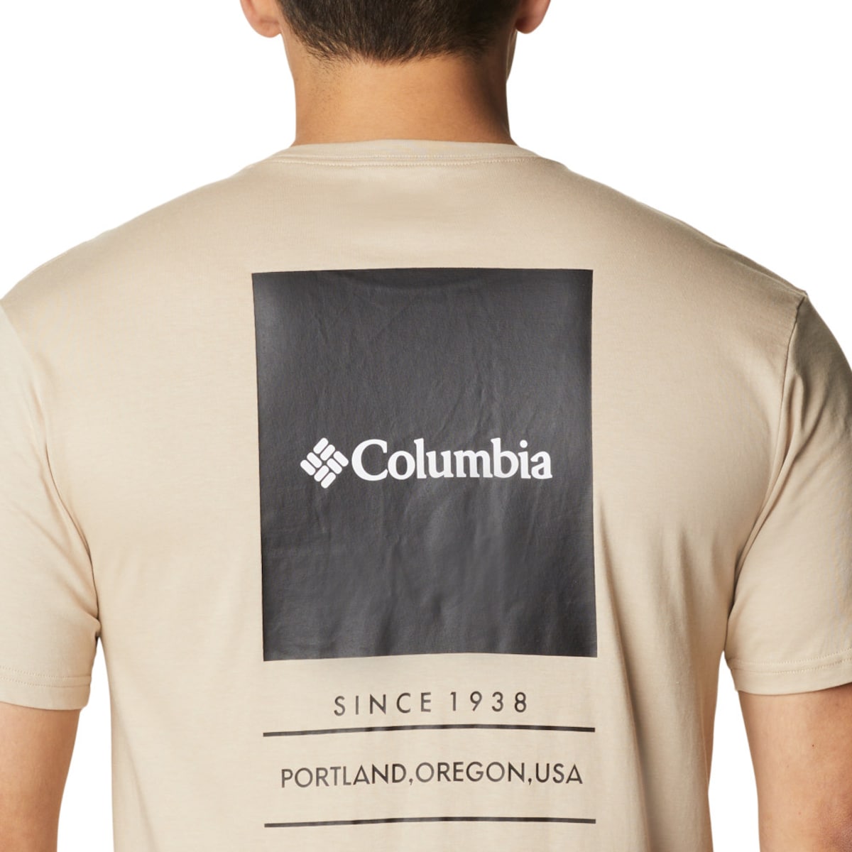 T-shirt de Manga Curta Barton Springs™ Columbia Bege-4