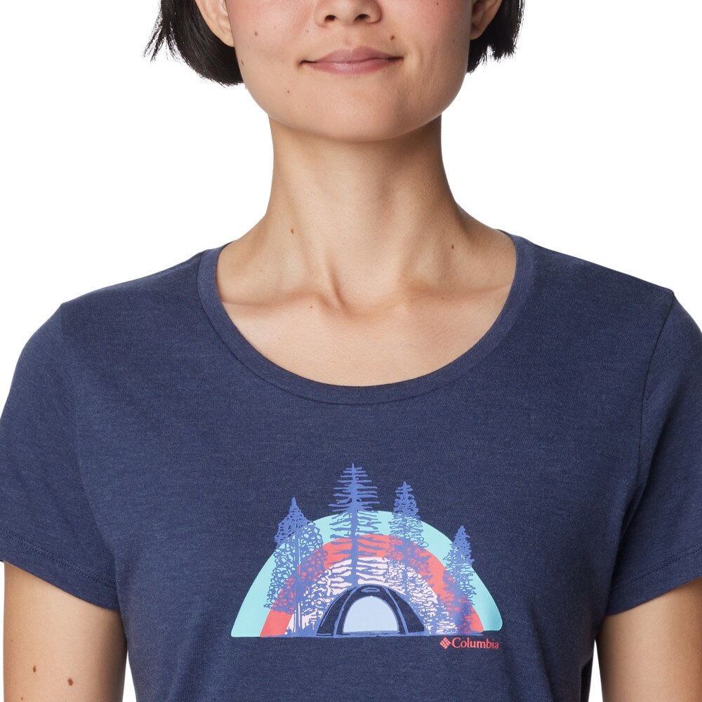 T-shirt Daisy Days™ SS Graphic Columbia Azul-escuro-4