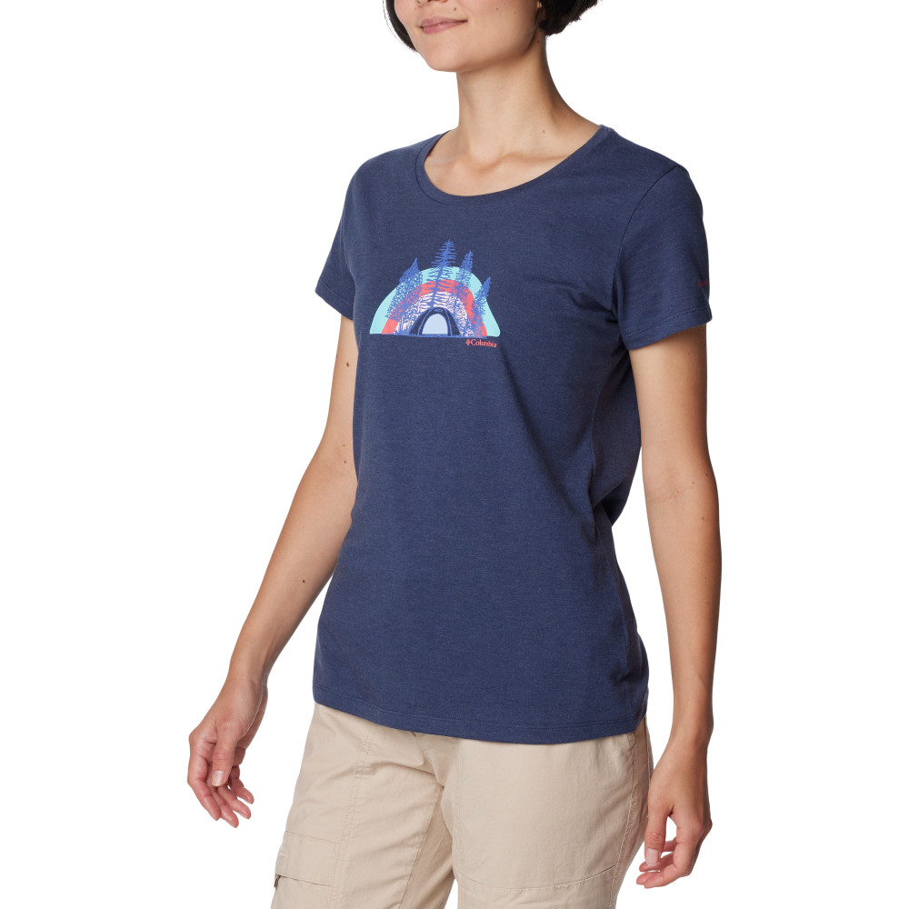 T-shirt Daisy Days™ SS Graphic Columbia Azul-escuro-5