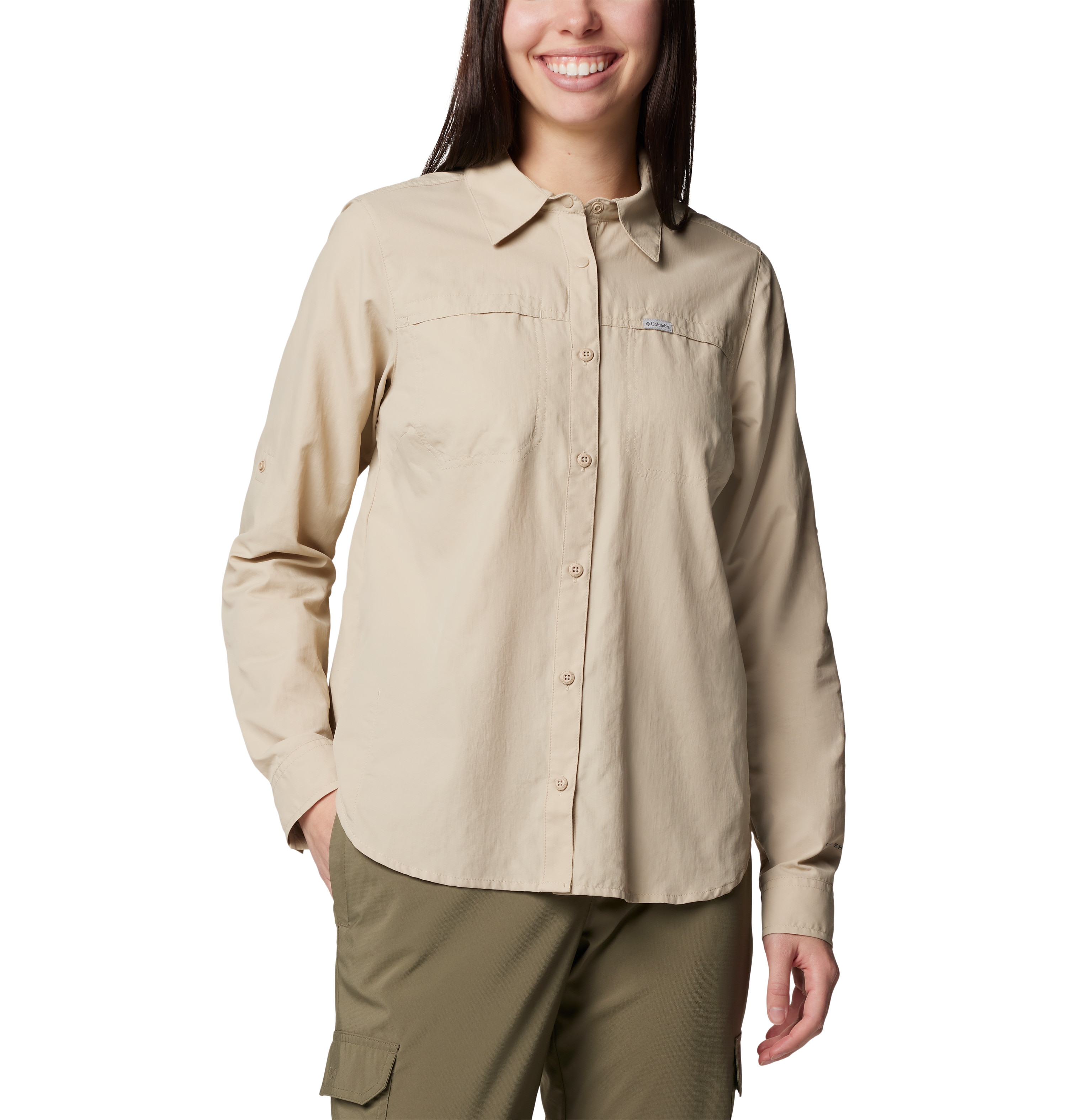 Camisa de Manga Comprida Silver Ridge™ 3 Eur Columbia Bege-1